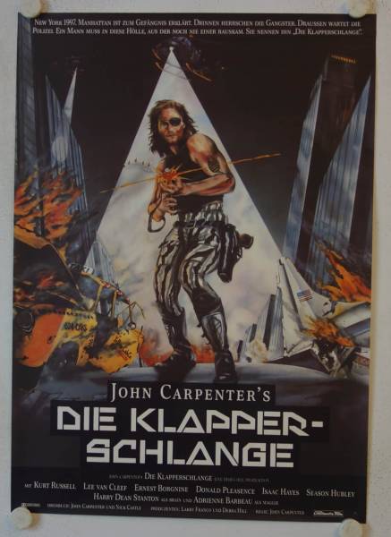 Escape from New York original release german movie poster